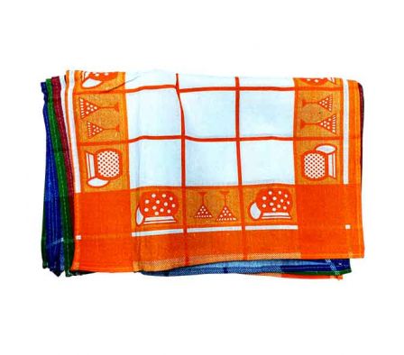 PAÑO P/COCINA ESTAMP CUADROS 60X48CM TEXTIL REF 34