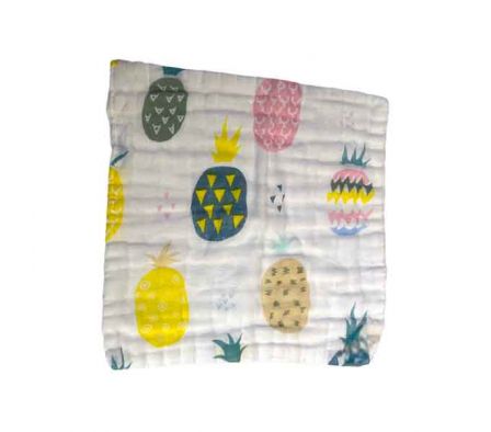 TOALLA P/BOCA ESTAMP FRUTA 25X25CM REF 42337-10