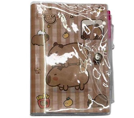 LIBRETA ESTAMP CAPIBARA 13X9.4CM REF 22716-11