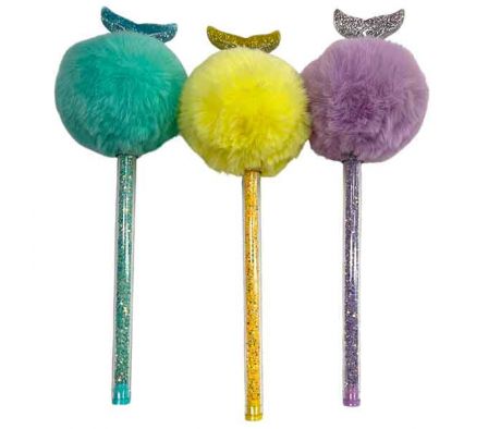 BOLIGRAFO AZUL C/POMPON REF 21543-3