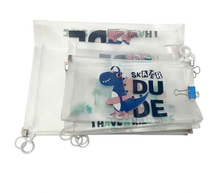 CARTUCHERA PORTA DOCUMENTOS ESTAMPADO DINOSAURIO 3