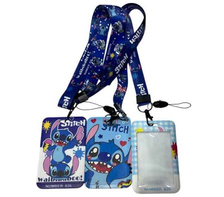 PORTA TARJETA STITCH C/CORREA REF 24786-5