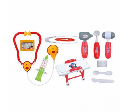 KIT D/DOCTOR D/JUGUETE 10PCS 24,5X35CM E/BOLSA REF