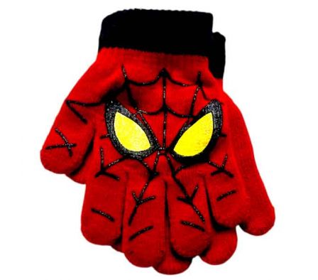 GUANTE ESTAMP SPIDER-MAN P/NIÑO 6X14CM REF 37990-1