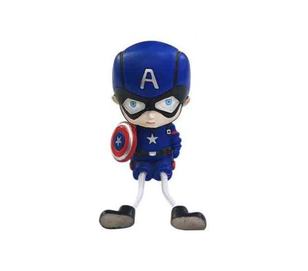 MUÑECO DECORATIVO CAP AMERICA 12CM CERAMIC REF 693