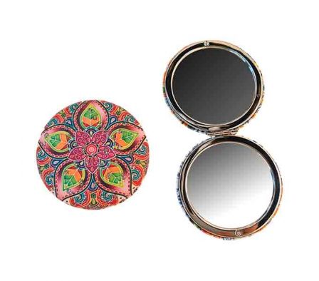 ESPEJO D/CARTERA CIRCULAR MANDALA 7CM REF 6963-51