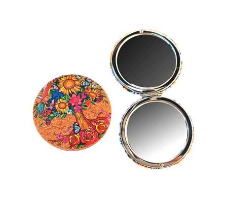 ESPEJO D/CARTERA CIRCULAR ESTAMP 7X1,5CM REF 6963-