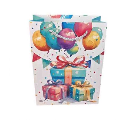 BOLSA D/REGALO 23X18X10CM PAPEL REF 6885-6