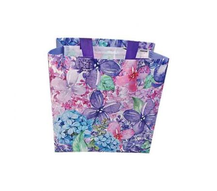 BOLSA P/REGALO FLORES 23X22X11CM PLAST REF 6885-33