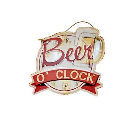 COLGANTE DI/BEER 28X26CM METAL REF 7343A-5