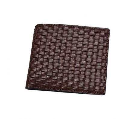BILLETERA P/CABALLERO C/MARRON 11X9.5X2CM REF 1098