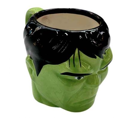 TAZA CABEZA HULK 3D 8X10CM CERAMIC REF B3-6715-6