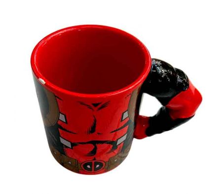 TAZA DEAD POOL BRAZO 8,5X9,5CM CERAMIC REF B3-6715