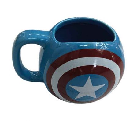 TAZA CAP AMERICA 3D 8X8CM CERAMIC REF B3-6715-18