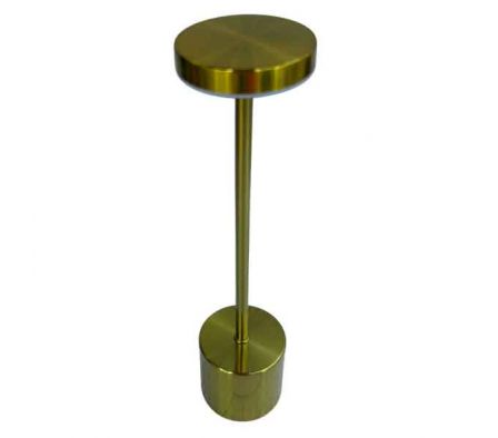 VELADOR DECORATIVO MODERNO 34X8CM ACERO REF 6935-2