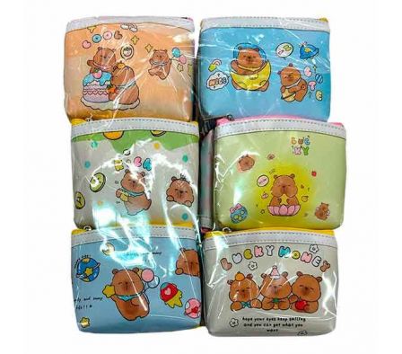 MONEDERO CAPIBARA 12X9CM PLAST REF 7740-2