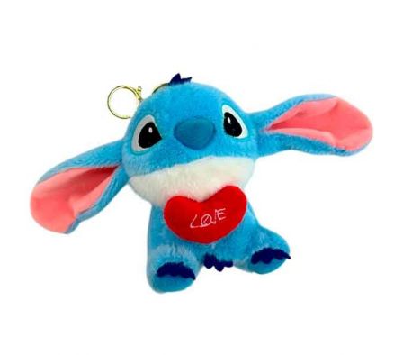 PELUCHE STITCH C/CORAZÓN 12CM REF 22079-20