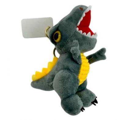 LLAVERO PELUCHE DISEÑO DINOSAURIO 13CM REF 22079-2