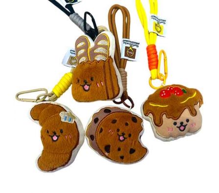 LLAVERO D/PELUCHE TEMATICA D/COMIDA 10CM REF 0702-
