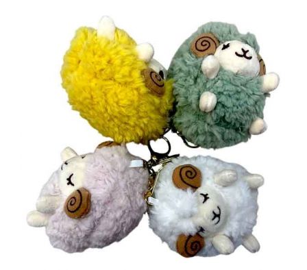 LLAVERO PELUCHE D/OVEJA 9CM REF 0702-12