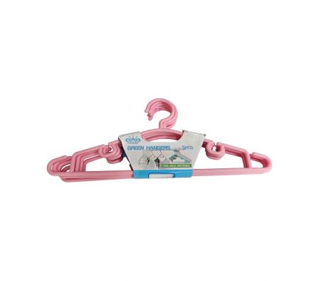 SET PERCHA P/ROPA 5PCS 36,5CM PLAST REF 34364-65