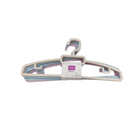 SET PERCHA P/ROPA 5PCS 36,5CM PLAST REF 34364-66
