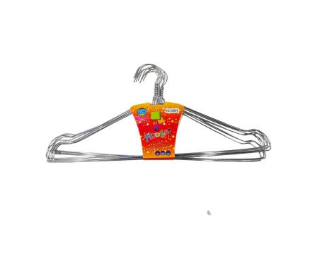 SET PERCHA P/ROPA LISO 10PCS 40CM ACERO REF 34364-