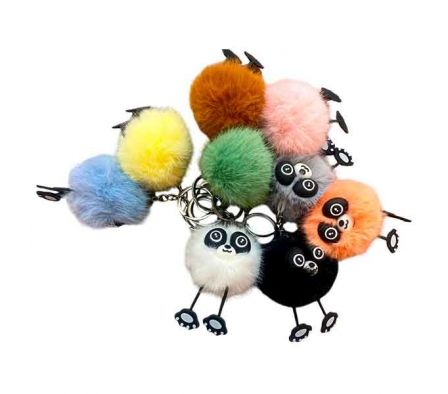 LLAVERO D/BOLITA DE PELUCHE 6CM REF 6976-37