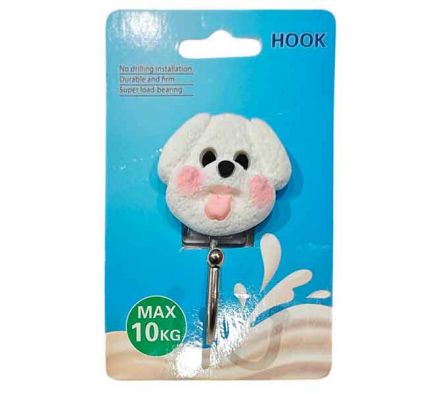 GANCHO ADHESIVO PERRO 1PCS 14X8CM E/BLISTER REF 50