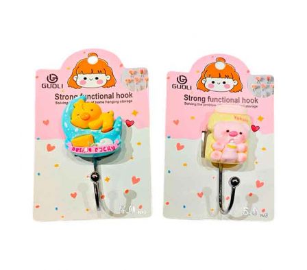 GANCHO ADHESIVO INFANTIL 1PCS 9X15CM E/BLISTER REF