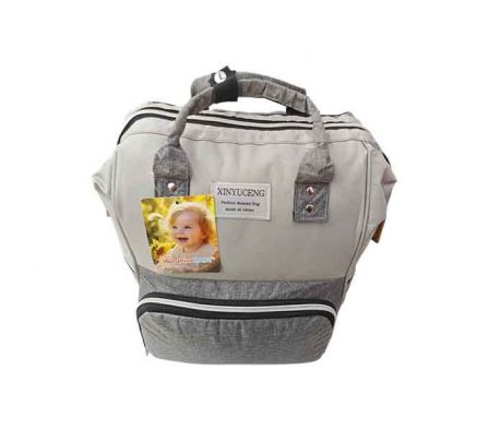 MOCHILA PAÑALERA P/BEBE 38X30X15CM REF10922-8