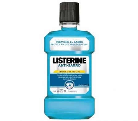 ENJUAGUE BUCAL LISTERINE ANTI SARRO 250 ML