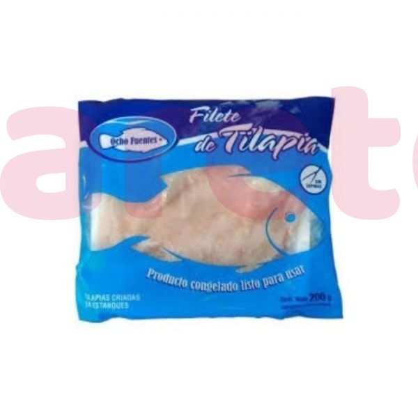 FILET DE TILAPIA FINE FOODS OCHO FUENTES 200 GR.
